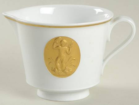 Arcadia (Gold Cameo and Trim) Creamer