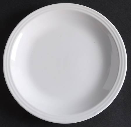 True White Salad Plate