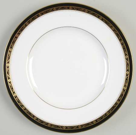 Odette (Black) Salad Plate