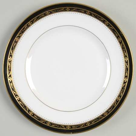 Odette (Black) Bread & Butter Plate