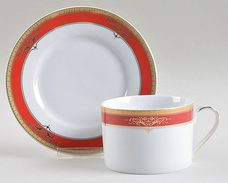 RZS10 Flat Cup & Saucer Set