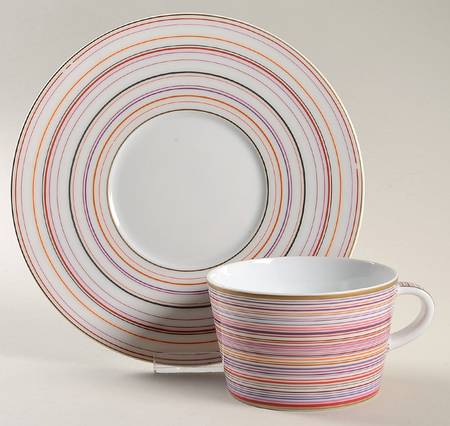 Attraction Flat Cup & Saucer Set