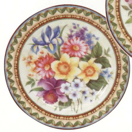 English Bouquet Salad/Dessert Plate
