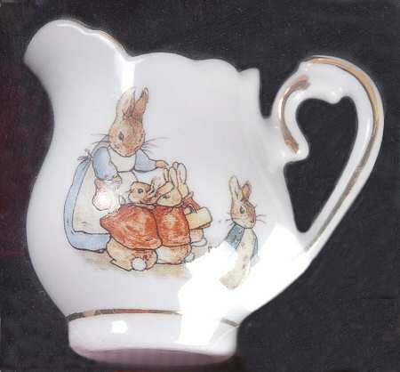 Peter Rabbit (Gold Trim) Toy Creamer