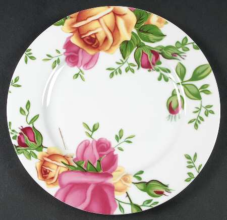 Country Rose Dessert/Pie Plate