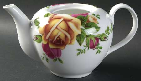 Country Rose Teapot No Lid