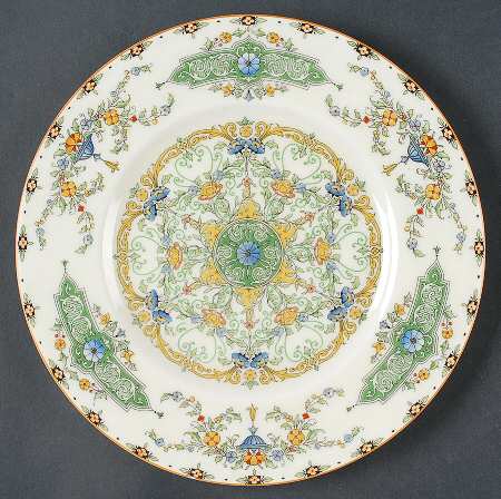 Canopic (Blue Flowers and Green) by Royal Worcester