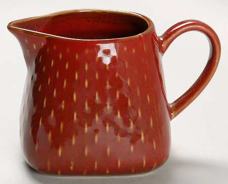 Stitch Brick Red Creamer