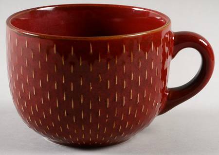 Stitch Brick Red Jumbo Cup