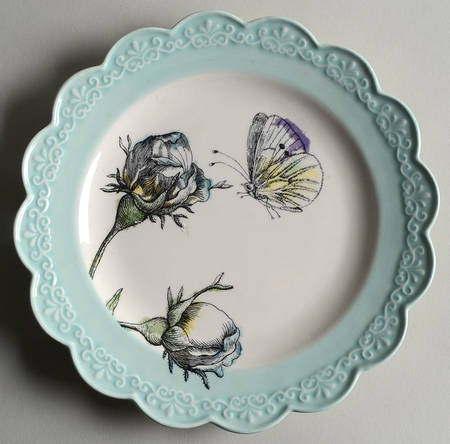 Edie Rose Bloom Collection Accent Salad Plate
