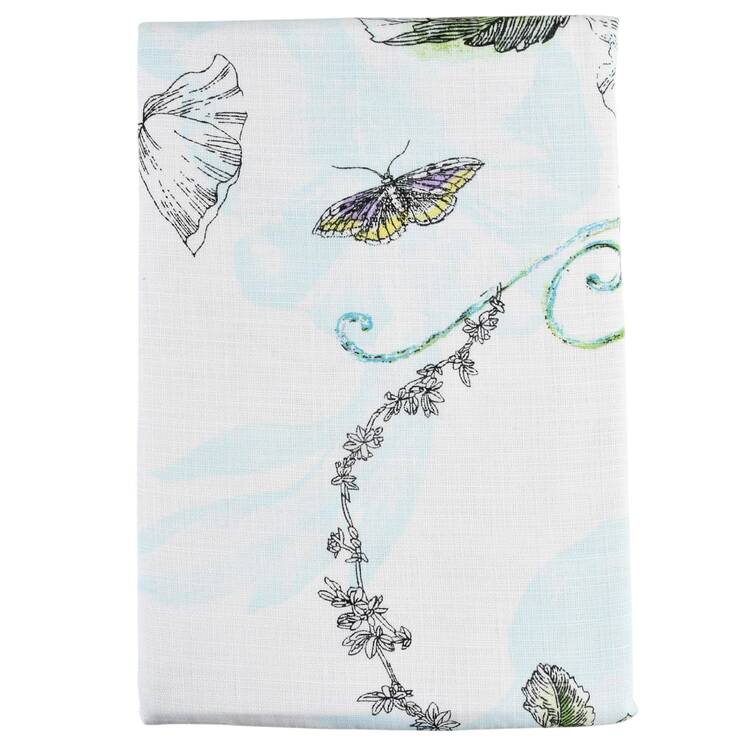 Edie Rose Bloom Collection Rectangular Tablecloth 60" X 102"