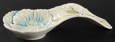 Edie Rose Bloom Collection Spoon Rest/Holder (Holds 1 Spoon)