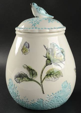 Edie Rose Bloom Collection Large Canister & Lid