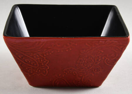 Paisley Red Soup/Cereal Bowl