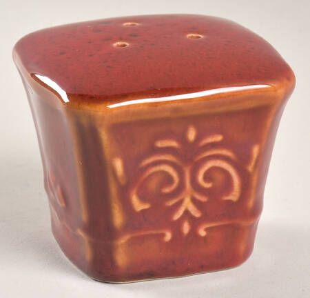 Victorian Scroll Red Pepper Shaker