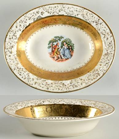 RWZ2 9" Oval Vegetable Bowl by Royal Winston