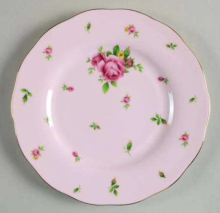 New Country Roses Pink Salad Plate