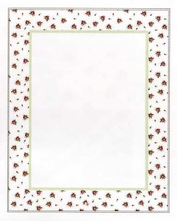 New Country Roses White 72" X 90" Rectangular Tablecloth