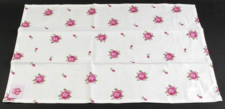 Polka Rose Tea Towel