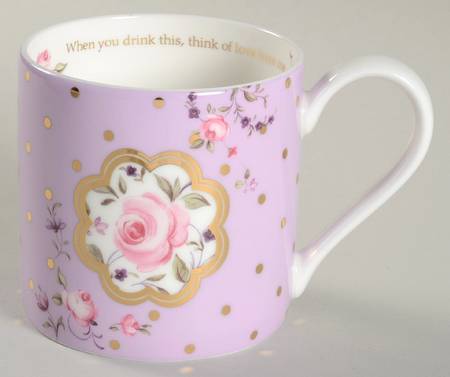 Rose Confetti Sentiment Mug