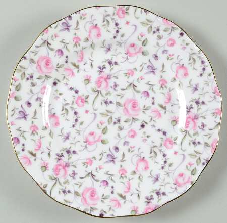 Rose Confetti Bread & Butter Plate by Royal Albert