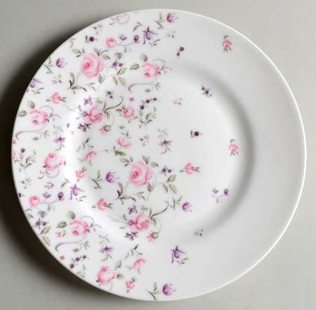Rose Confetti Salad Plate