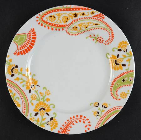 Paisley Salad Plate