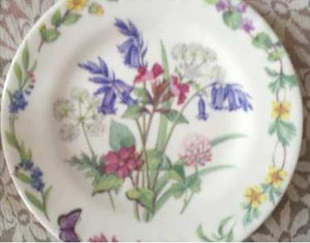 English Flora Luncheon Plate