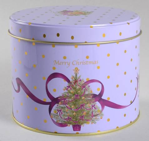 Old Country Roses (Christmas Tree) Tin Gift Box for Mug
