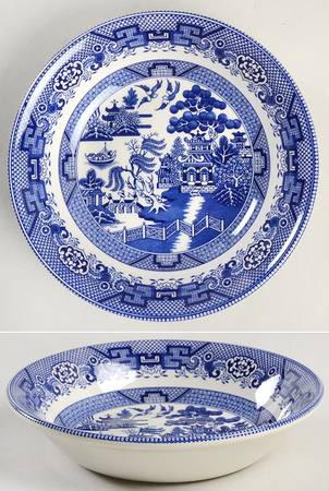Blue Willow Coupe Soup Bowl