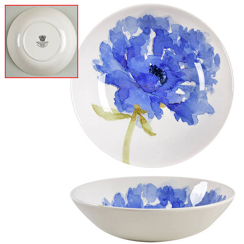 Blue Poppy Soup/Cereal Bowl