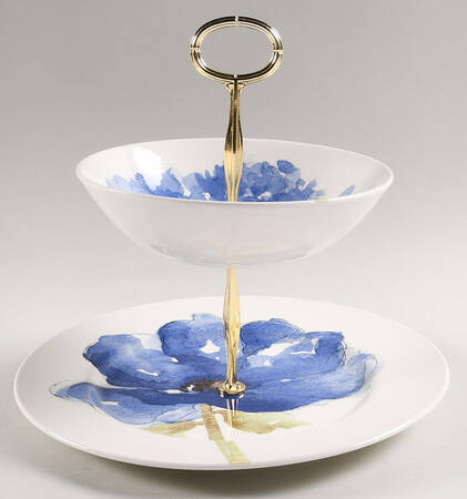 Blue Poppy Tiered Fruit Dip HC