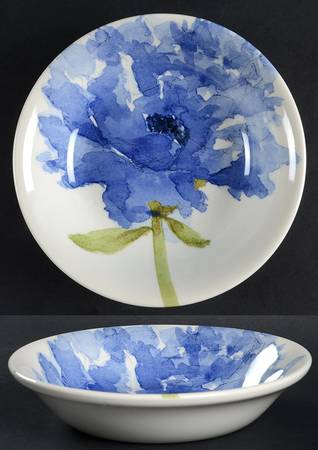 Blue Poppy Soup/Cereal Bowl