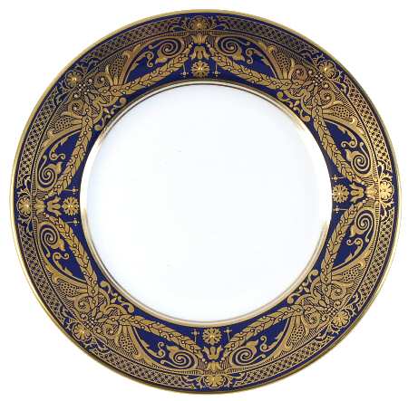 Harewood Blue by Royal Worcester