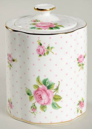 Cheeky Pink Tea Caddy & Lid