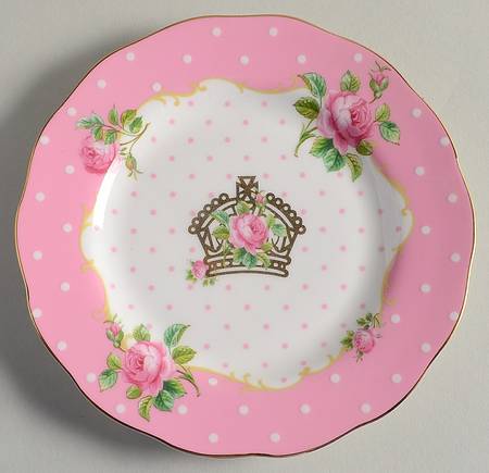 Cheeky Pink Bread & Butter Plate