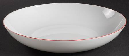 Monceau Rouge (Red) 10" Soup/Pasta Bowl