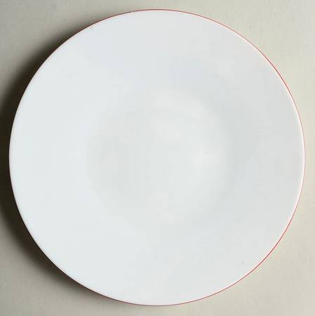 Monceau Rouge (Red) Salad/Dessert Plate
