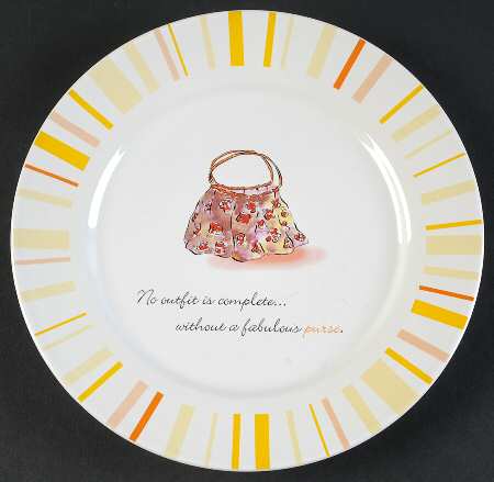 Accessories Make the Woman Salad Plate