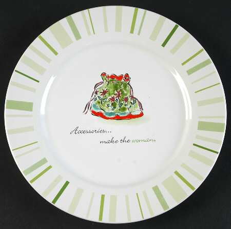 Accessories Make the Woman Salad Plate