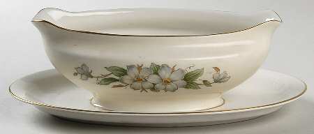 ROJ55 Gravy Boat with Attached Underplate by Royal Jackson
