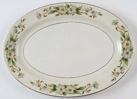 ROJ55 15" Oval Serving Platter by Royal Jackson