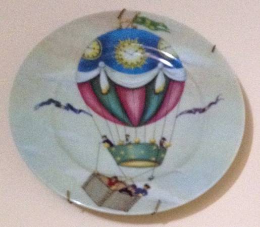 Fantasy Balloons Dessert/Pie Plate by Rochard