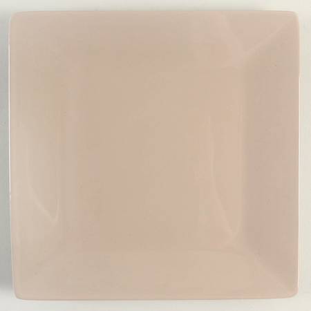 Taupe Square Salad Plate