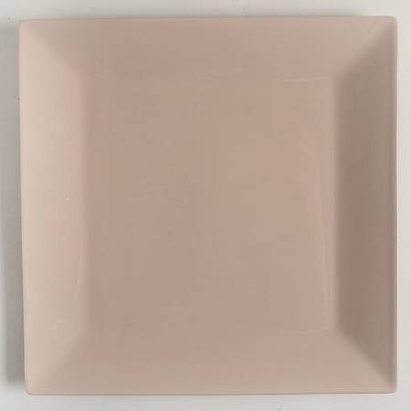 Taupe Square Dinner Plate by Real Simple