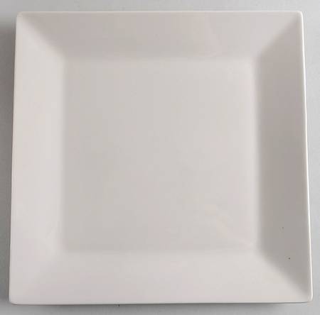 Ivory Square Dinner Plate