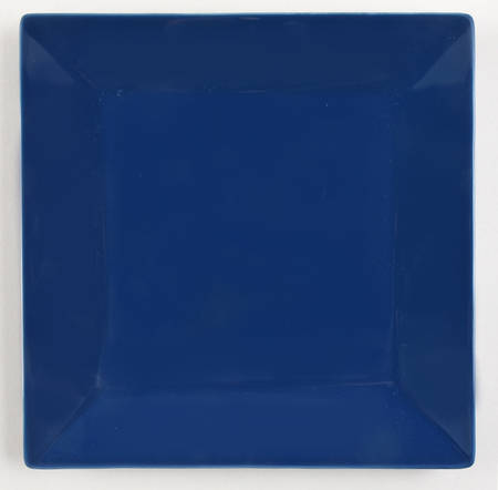 Marine Blue Square Dinner Plate