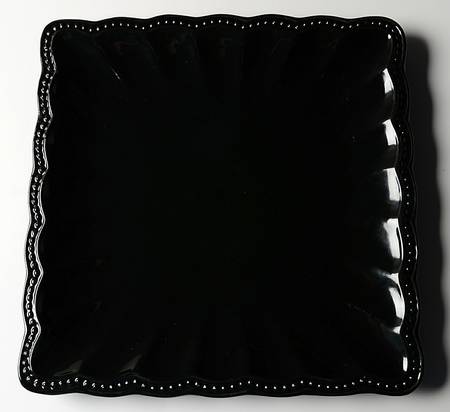 Hobnail Black (Square) by Roscher &amp; Co