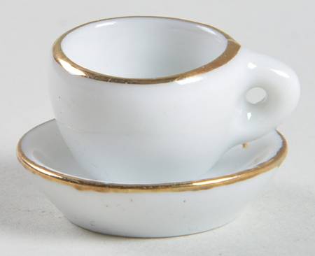 He Loves Me? Flat Toy Cup and Saucer Set