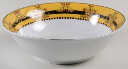 Barocco 9" Round Vegetable Bowl by Rutherford (Italy)